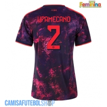 Camisa de time de futebol Bayern Munich Dayot Upamecano #2 Replicas 3º Equipamento Feminina 2026-27 Manga Curta